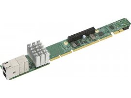 Supermicro AOC-URN2-I2XT / 1U Ultra Riser Card 2ports 10Gbase-T , 2 NVMe ports